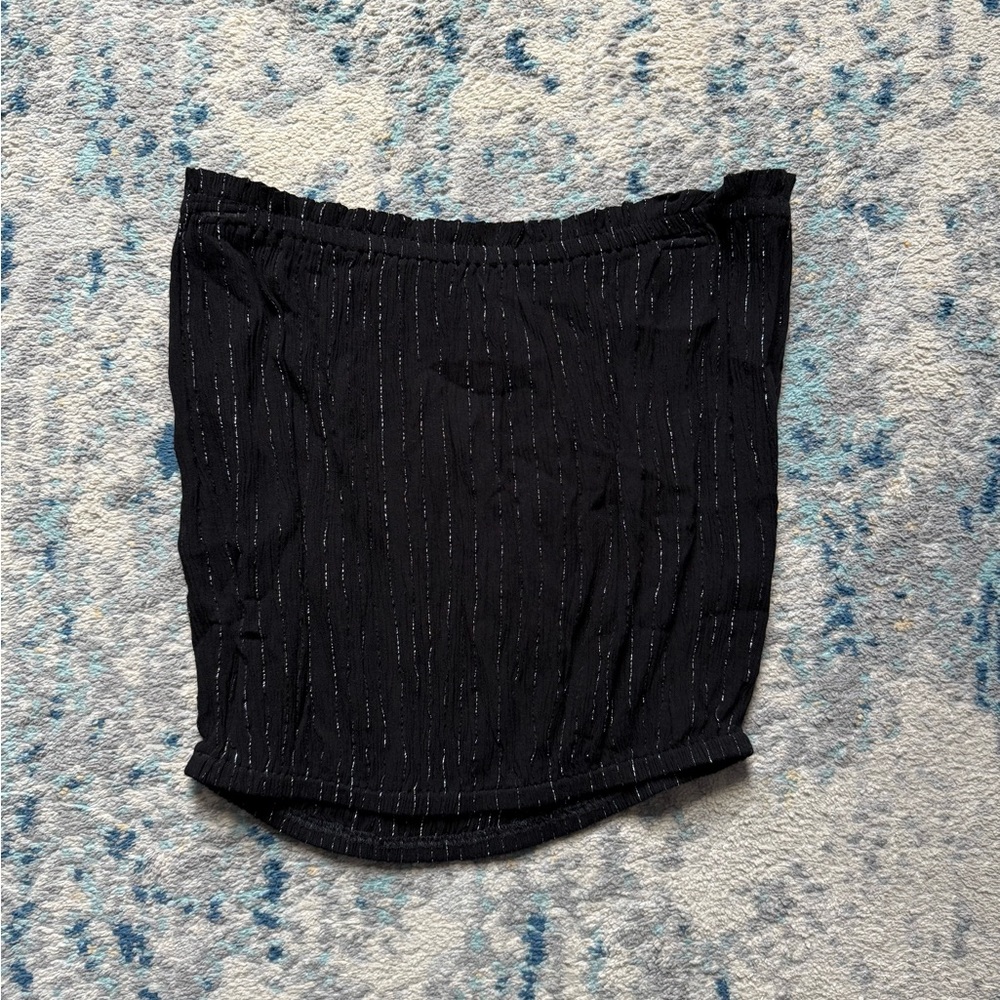 Black Sparkle Tube Top